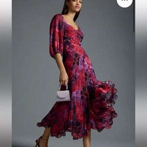 Hutch ruffle maxi dress